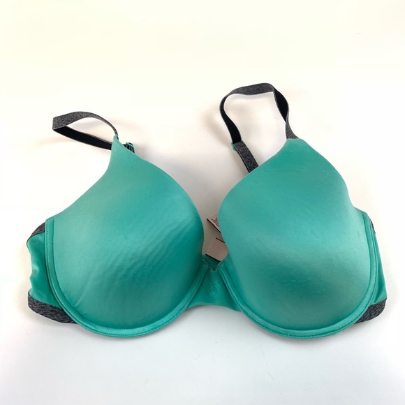 Victoria’s Secret 32D Uplift Semi Demi Green Gray - Picture 1 of 8